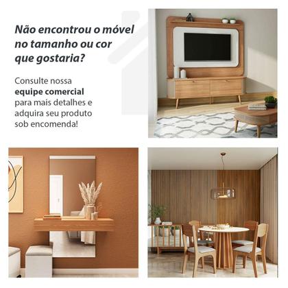Kit 2 Cadeiras Para Sala de Jantar Com Tela Sintética 90 cm - Dalla Costa SJ Imagem de Kit 2 Cadeiras Para Sala de Jantar Com Tela Sintética 90 cm