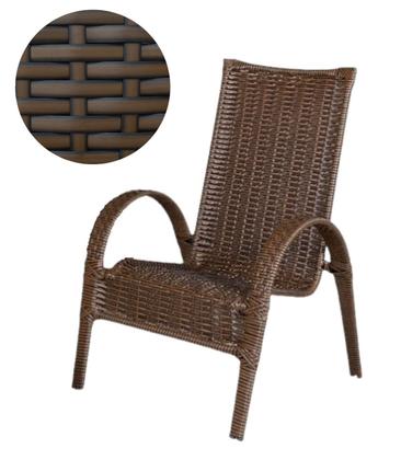 Imagem de Kit 2 Cadeiras Paris Area externa, Jardim Junco Envelhecido