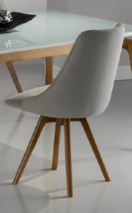 Imagem de Kit 2 Cadeiras Pietra Base Giratória Imbuia Vários Tecidos em Linho e Veludo - Datelli Design