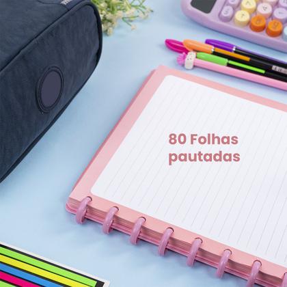 Imagem de Kit 2 Caderno De Discos A4 A5 Inteligente Capa Dura Pautada