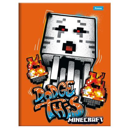 Imagem de Kit 2 Caderno Minecraft Pequeno 80 Folhas Brochura Foroni