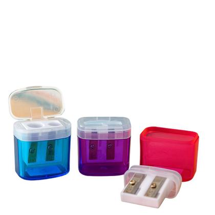 Imagem de Kit 2 Caixas Apontador Duplo com Depósito Leo&Leo  24 Unidades Cores Sortidas