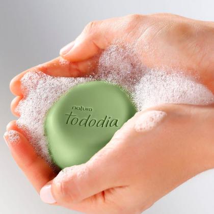 Imagem de Kit 2 caixas de sabonete Natura Tododia Alecrim e sálvia e Noz Peçã e Cacau total 10 Unidades