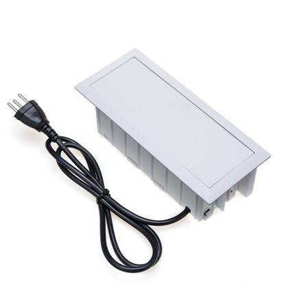 Imagem de Kit 2 Caixas De Tomadas 7 Blocos 6 Tomadas 20A 2 USB (1 Tipo C)