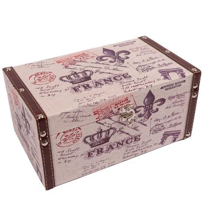 Imagem de Kit 2 Caixas Organizadoras Em Mdf Vizapi M, G France Colorida