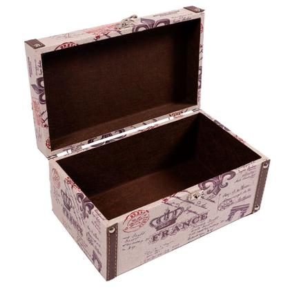 Imagem de Kit 2 Caixas Organizadoras Em Mdf Vizapi M, G France Colorida