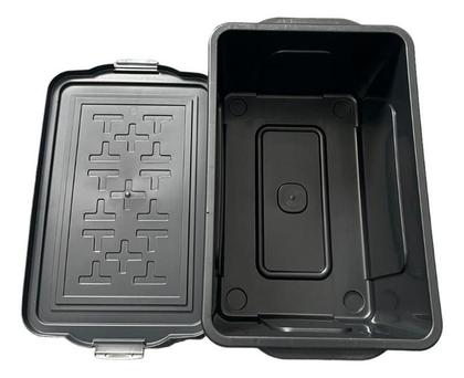 Imagem de Kit 2 Caixas Organizadoras Multiuso Container 70 Litros