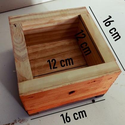 Imagem de Kit 2 Caixas Para Abelhas Jataí, 12X12  Interno Madeira Tratada De Pinus , Jataí, Mirim, Sem Ferrão Com 2 Melgueiras  Modelo Inpa