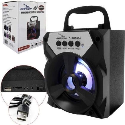 Imagem de Kit 2 Caixinhas Caixas Som Portátil Sem Fio Bluetooth Celular Rádio Fm Usb Pen Drive Mp3 Entrada Cartão Sd Amplificada