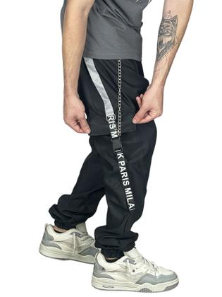 Imagem de Kit 2 Calça Gringa Estampada Modelo Trapper Corta Vento 100% poliester Jogger Corta Vento StreetWear