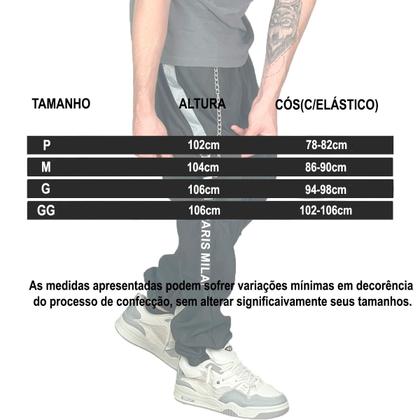 Imagem de Kit 2 Calça Gringa Estampada Modelo Trapper Corta Vento 100% poliester Jogger Corta Vento StreetWear