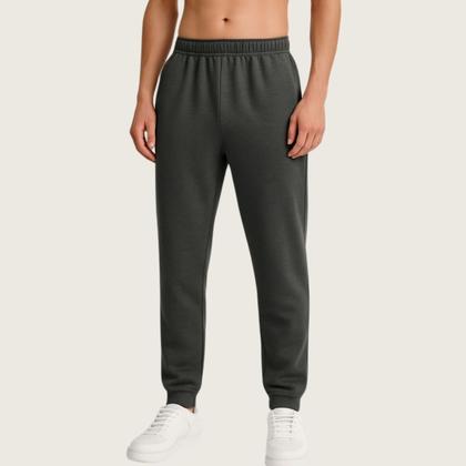 Imagem de Kit 2 Calça Jogger Masculina Moletom com Cós Elástico Conforto e Estilo Casual