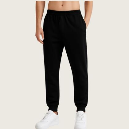 Imagem de Kit 2 Calça Jogger Masculina Moletom com Cós Elástico Conforto e Estilo Casual