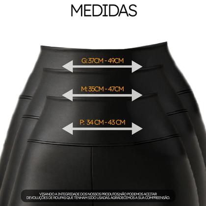 Imagem de Kit 2 Calça Legging Feminina material sintético Moda Inverno Exclusivo