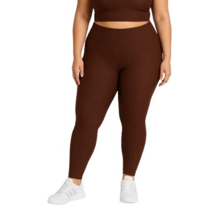 Imagem de KIT 2 Calça Legging Plus Size New Zig 3D WLS Modas Poliamida Cós Alto Academia Moda Fitness