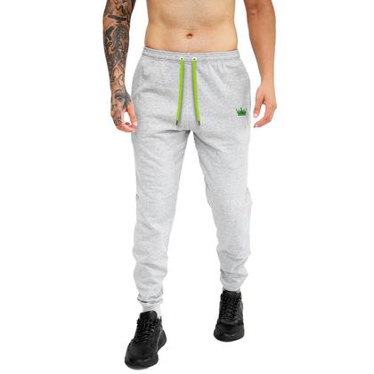 Imagem de kit 2 Calça Moletom Com Bolsos Cintura Com Elástico Coroa e Cordão