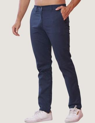 Imagem de Kit 2 Calça Sarja Masculina Calca Masculino Com Lycra Elastano