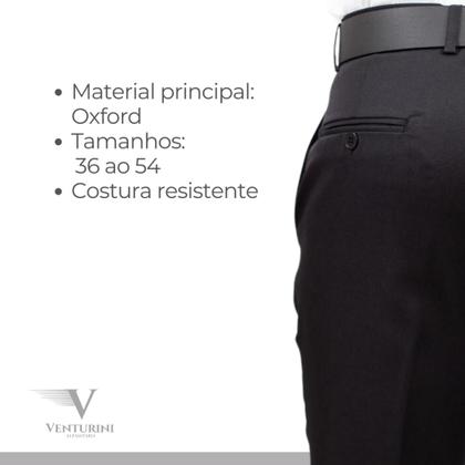 Imagem de Kit 2 Calça Social Oxford Slim Masculina Qualidade Premium