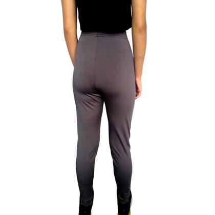 Imagem de Kit 2 Calças Femininas Legging Elástico Lisas Cores Sortidas Suplex PP ao Plus Size