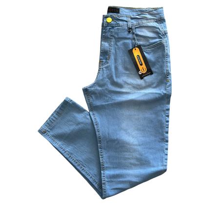 Imagem de Kit 2 calças jeans masculina com lycra otima elasticidade