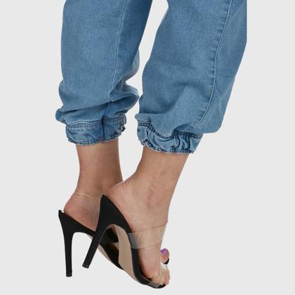 Imagem de Kit 2 Calças Jogger HNO Jeans com Bolso Lateral Azul Claro e Azul Marinho