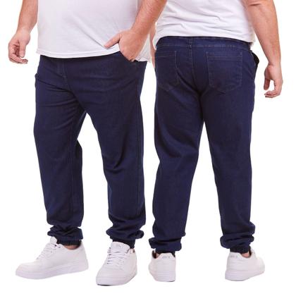 Imagem de Kit 2 Calças Jogger Plus Size Masculina