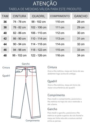 Imagem de Kit 2 Calças Masculina HNO Jeans Carpinteira Costura Dupla Azul e Azul Claro