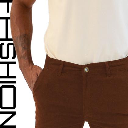 Imagem de Kit 2 Calças Masculina Sarja Elastano Bolso Faca Pro Premium