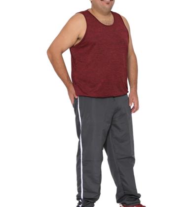 Imagem de Kit 2 Calças Tactel Masculina Plus Size Diversas Cores Atacado