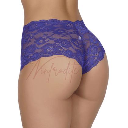 Imagem de Kit 2 Calcinha Caleçon Renda Transparente Lingerie Lindas