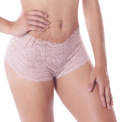 Imagem de Kit 2 Calcinha Caleçon Renda Transparente Lingerie Lindas