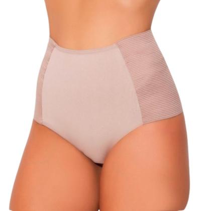 Imagem de Kit 2 Calcinha Cinta Modeladora Suplex Feminino Alta Compressão Pós Parto Confortável Plus Size
