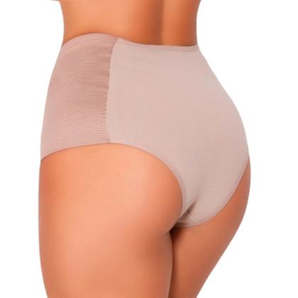 Imagem de Kit 2 Calcinha Cinta Modeladora Suplex Feminino Alta Compressão Pós Parto Confortável Plus Size
