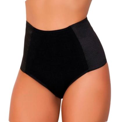 Imagem de Kit 2 Calcinha Cinta Modeladora Suplex Feminino Alta Compressão Pós Parto Confortável Plus Size