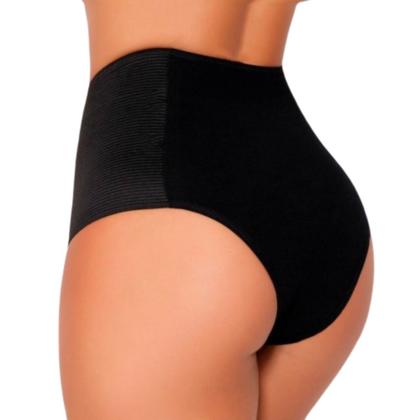 Imagem de Kit 2 Calcinha Cinta Modeladora Suplex Feminino Alta Compressão Pós Parto Confortável Plus Size