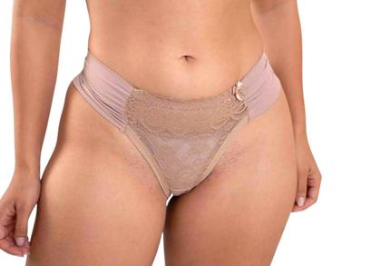 Imagem de Kit 2 calcinhas asa delta renda fio duplo plus size poliamid