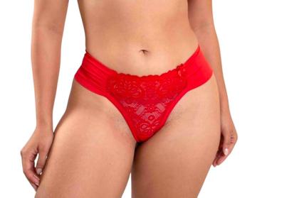 Imagem de Kit 2 calcinhas asa delta renda fio duplo plus size poliamid