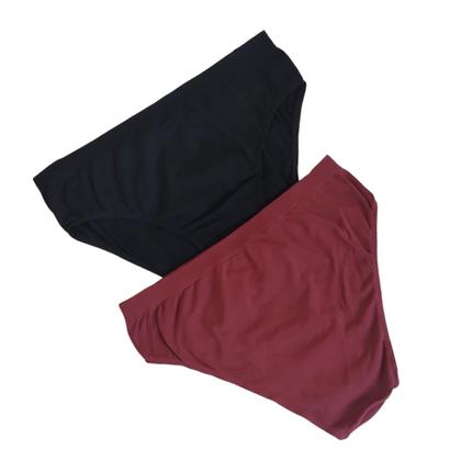 Imagem de Kit 2 Calcinhas Cós Alto Sem Costura Laterais largas Trifil