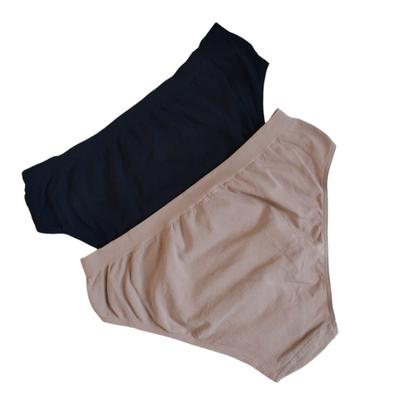 Imagem de Kit 2 Calcinhas Cós Alto Sem Costura Laterais largas Trifil