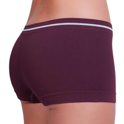 Imagem de Kit 2 Calcinhas Loba Cueca Boxer Feminina Sem Costura Lupo Antimicrobial 41800