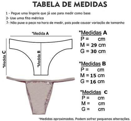 Imagem de Kit 2 calcinhas string em microfibra p ao g