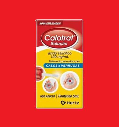 Imagem de Kit 2 Calotrat Ácido Salicílico Remove Calos Verrugas 5ml