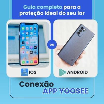 Imagem de Kit 2 Câmera Lâmpada Full Hd Visão Noturna Wifi Duas Lente