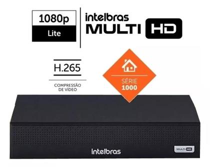 Imagem de Kit 2 Cameras Intelbras Full Color A Noite Dvr 4ch 1104c