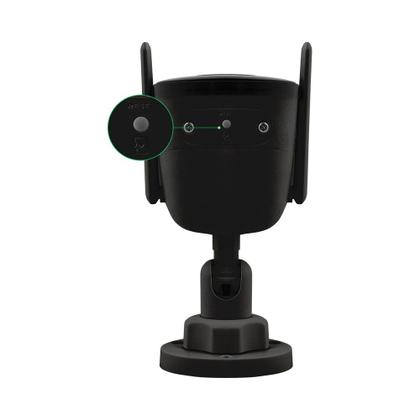 Imagem de Kit 2 Câmeras Inteligente Wi-Fi, Zoom e Áudio Externa iM5 SC Black Intelbras