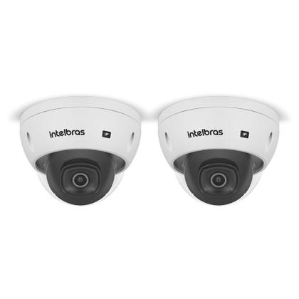 Imagem de Kit 2 Câmeras IP 2 Megapixels 40m Inteligência Artificial VIP 3240 D IA Intelbras