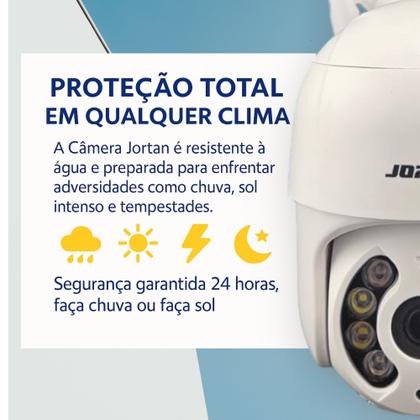 Imagem de Kit 2 Câmeras Jortan Wi-fi Externa Hd Com Visão Noturna
