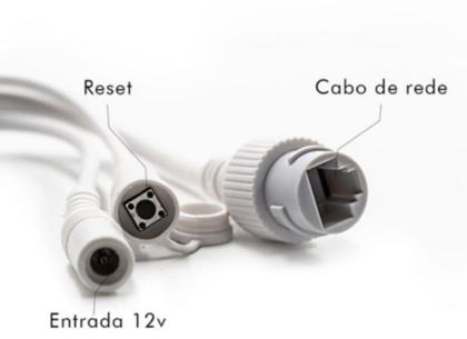 Imagem de KIt 2 Câmeras rotativas visão noturna De Segurança Smart Ip Wi-fi Externa e interna  A Prova D,Água
