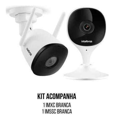 Imagem de Kit 2 Cameras Wifi Imx E Im5s Intelbras