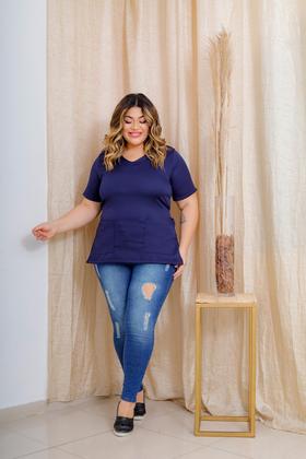 Imagem de Kit 2 Camisa De Conjunto Scrub Pijama Não Amassa Seca Rapido Sh